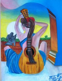 Mujer guitarra - George Ehf